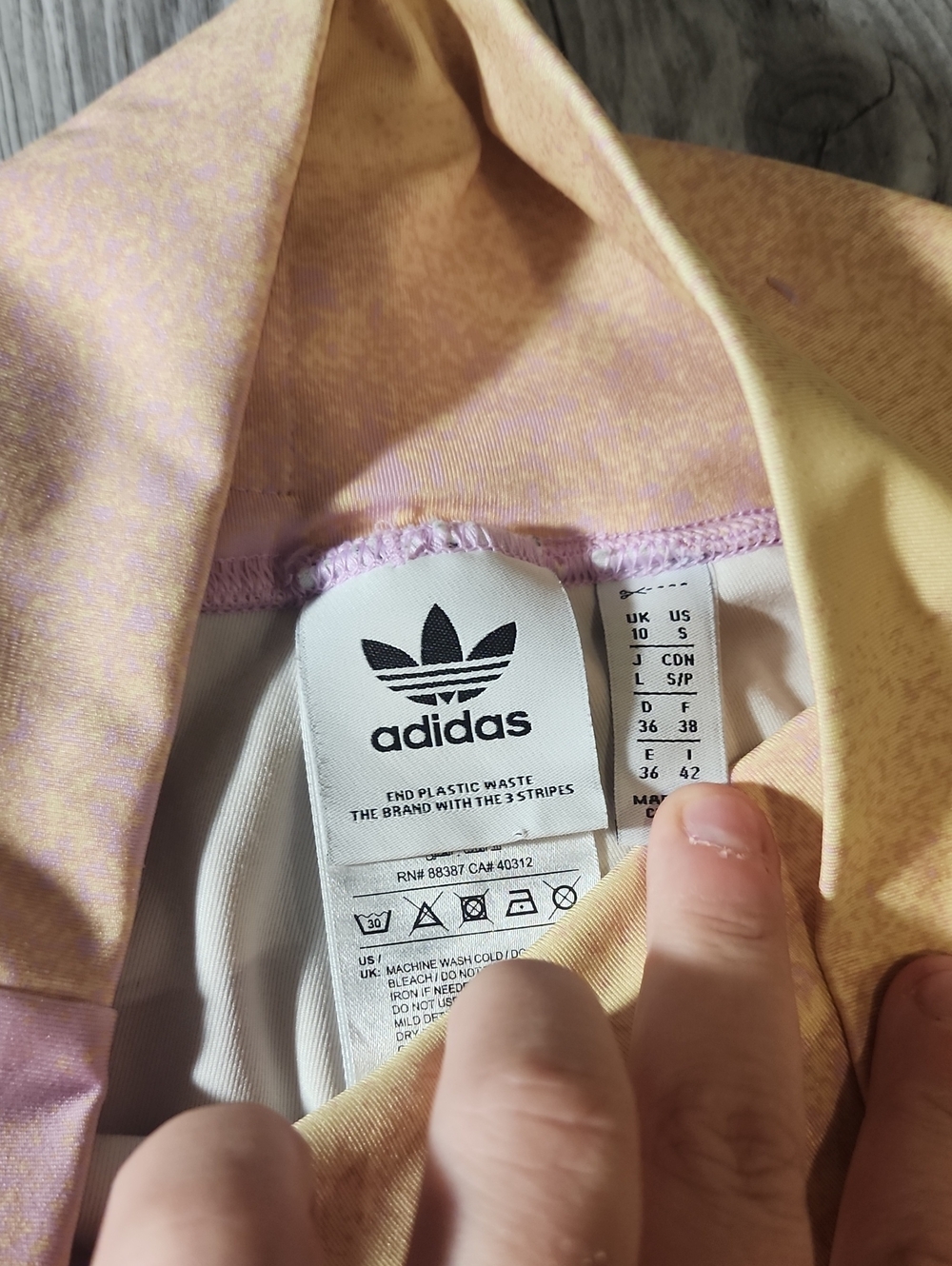 adidas Peach and Light Pink Bike Shorts - Picture 2 of 5